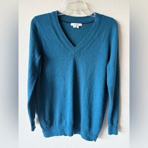 Boden V-Neck Sweater 100% cashmere